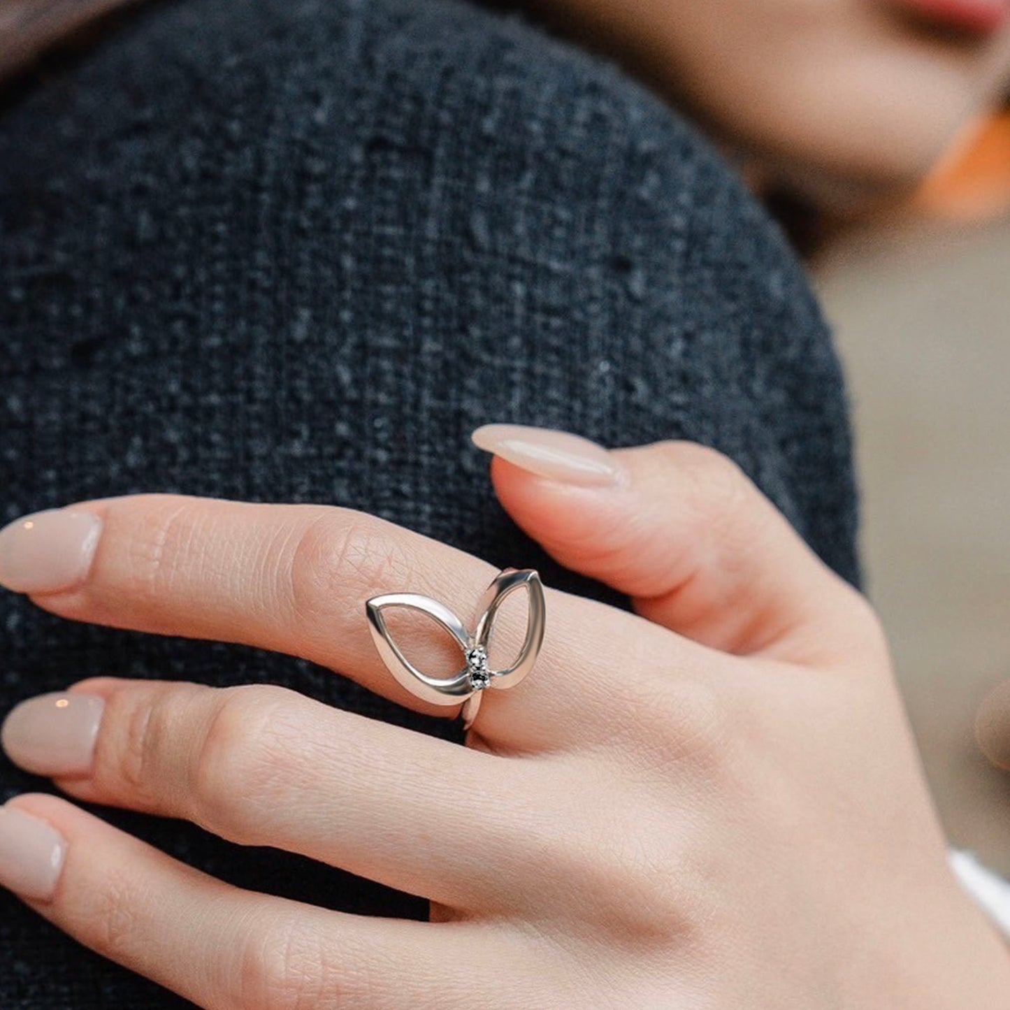 Morpho Ring | Platinum PT950 | Diamond