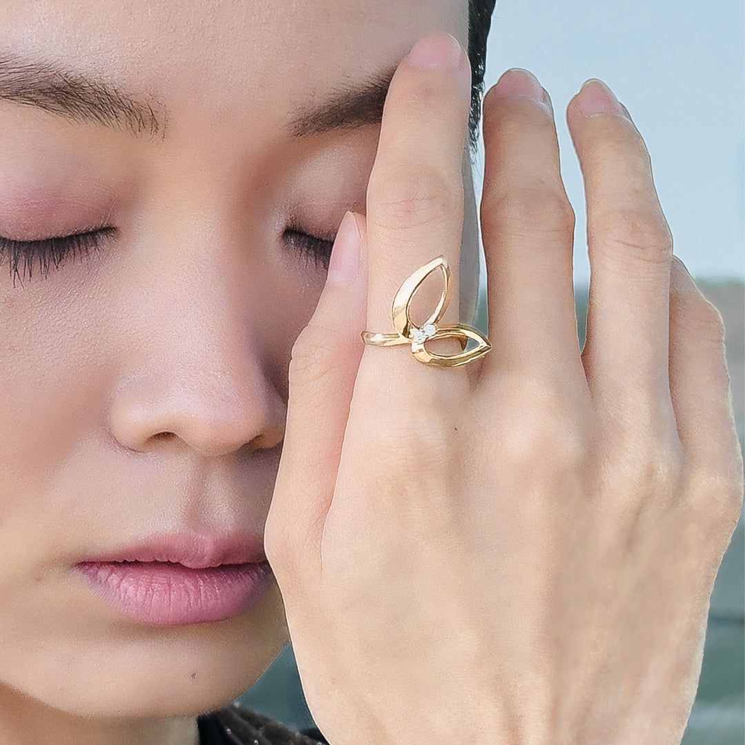 Morpho Ring | 18K Yellow Gold | Diamond