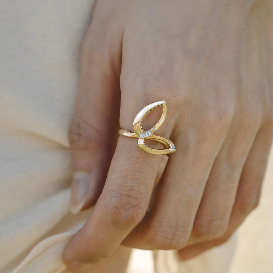 Morpho Ring | 18K Yellow Gold | Diamond