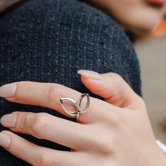 Morpho Ring | Platinum PT950 | Diamond