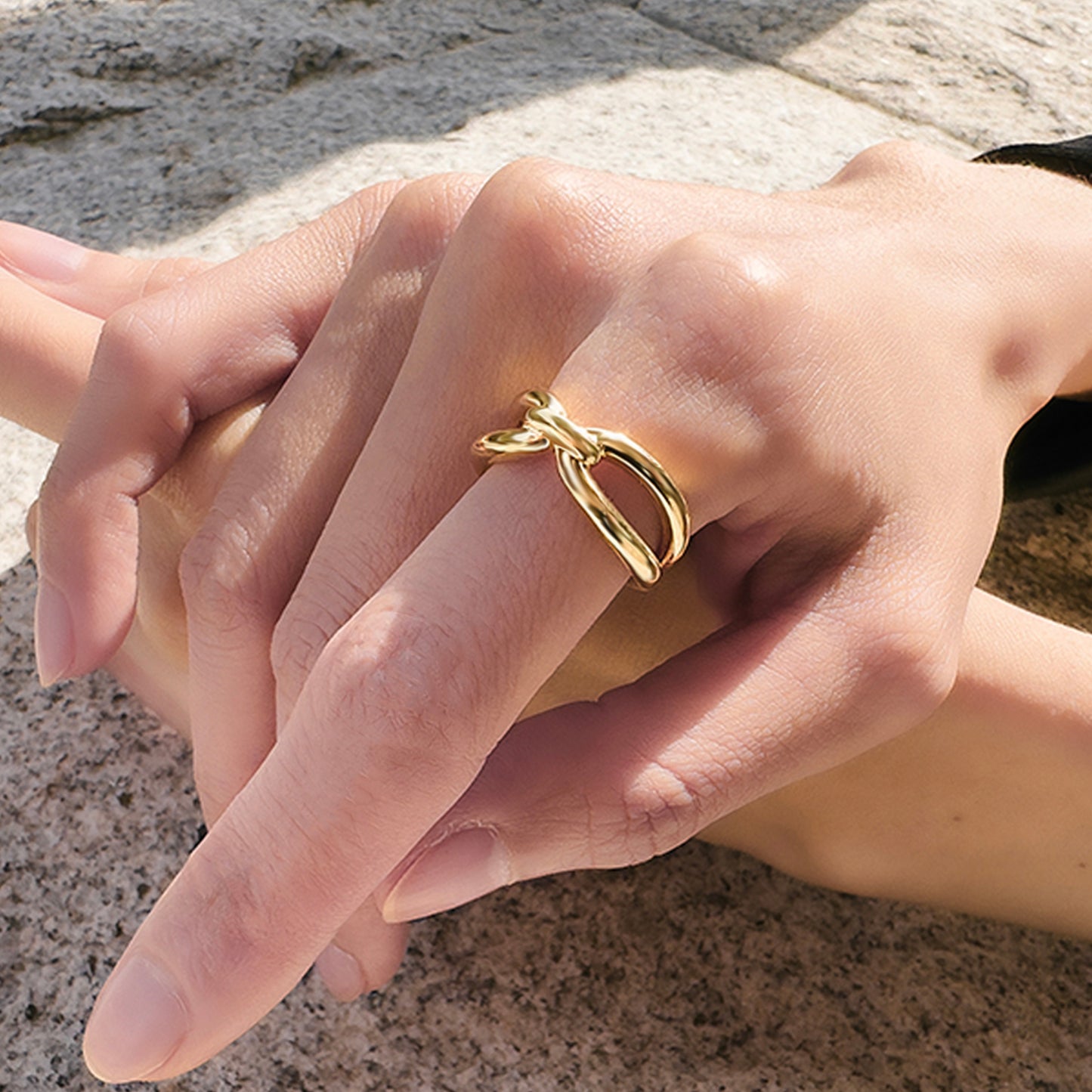 Chain ring | 18K yellow gold