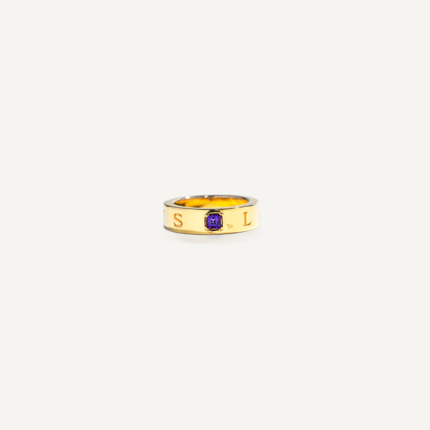 Psalm Ring | 18K Yellow Gold | Amethyst