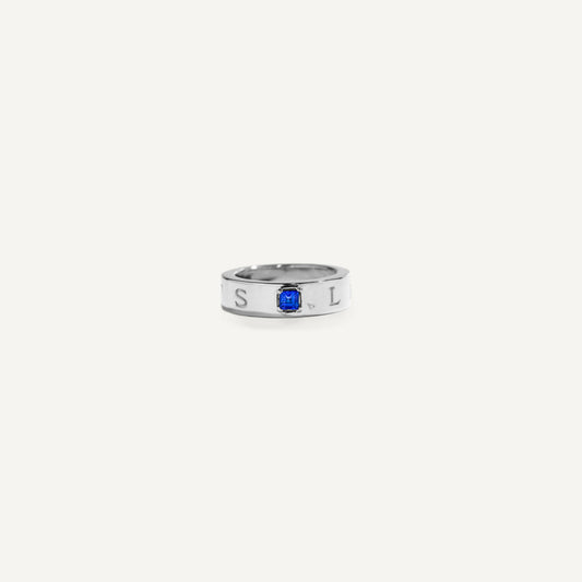 Psalm Ring | Platinum PT950 | Blue Sapphire